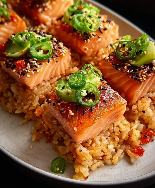 Salmon Crispy Rice