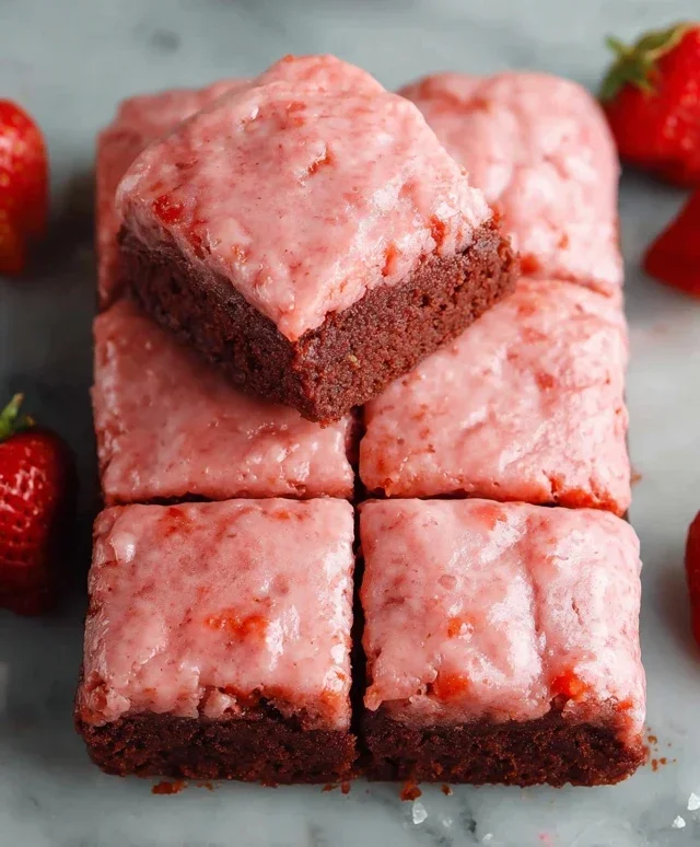 Strawberry Brownies