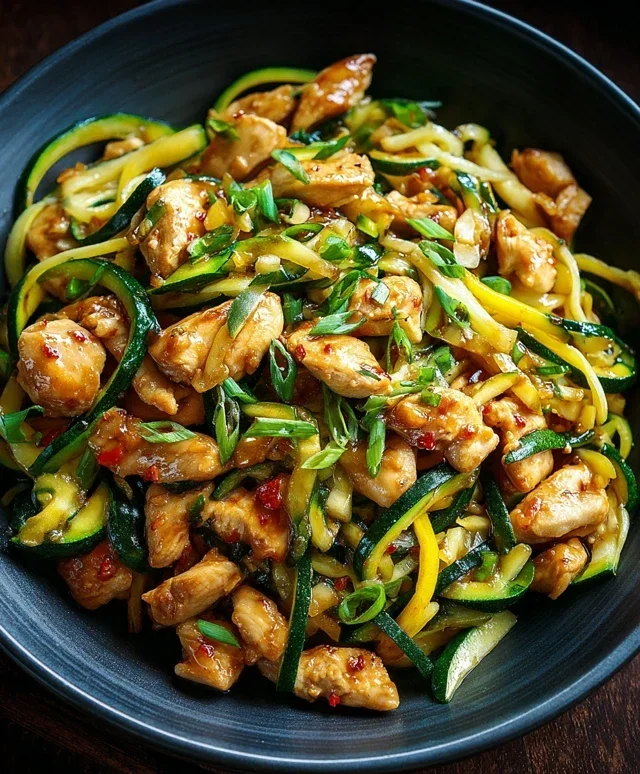 Chicken Zucchini Stir Fry