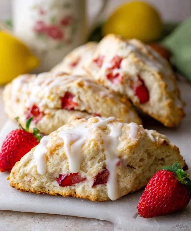 Strawberry Scones