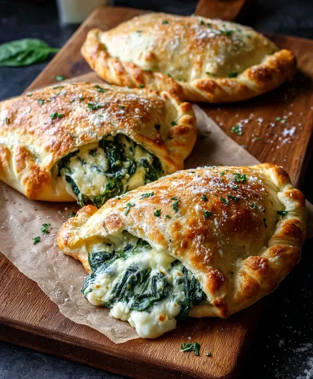 Ricotta Spinach Calzones
