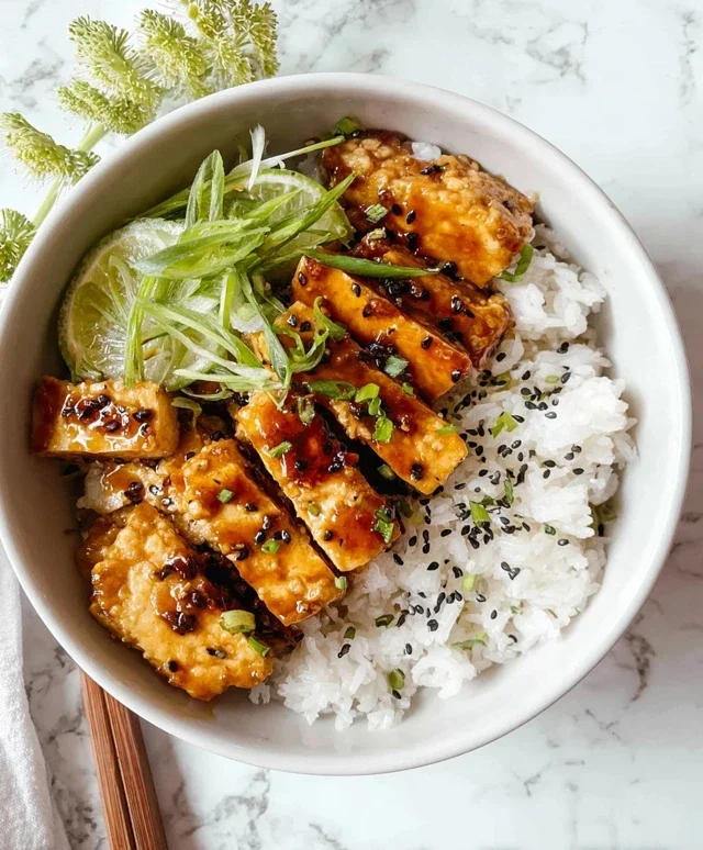 Honey Garlic Tofu
