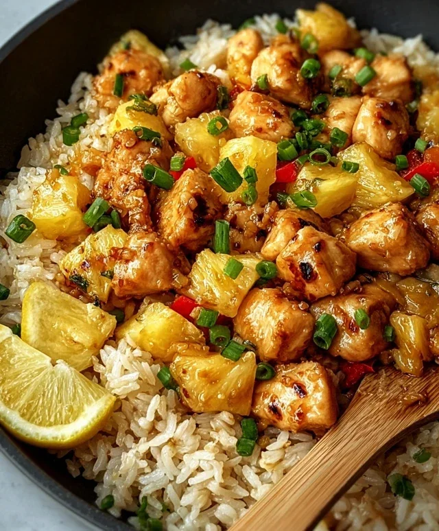 Pineapple Chicken and Rice