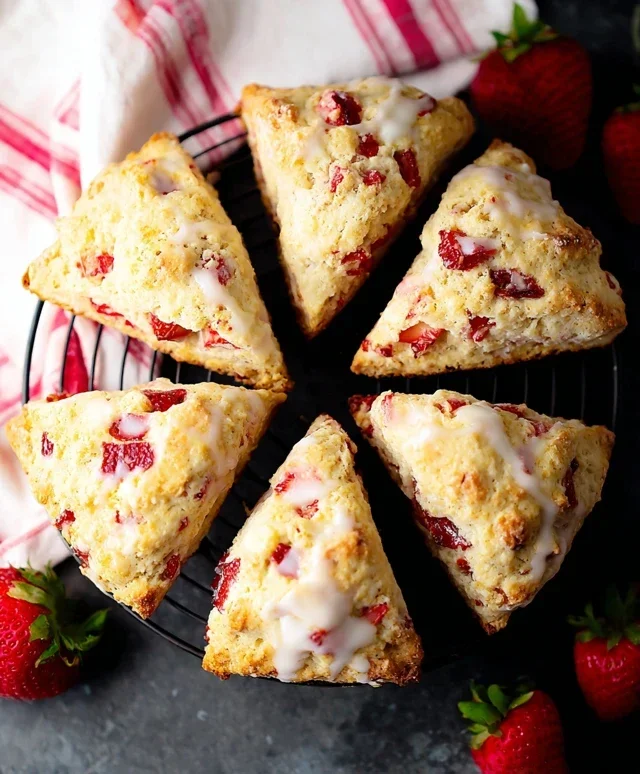 Strawberry Scones