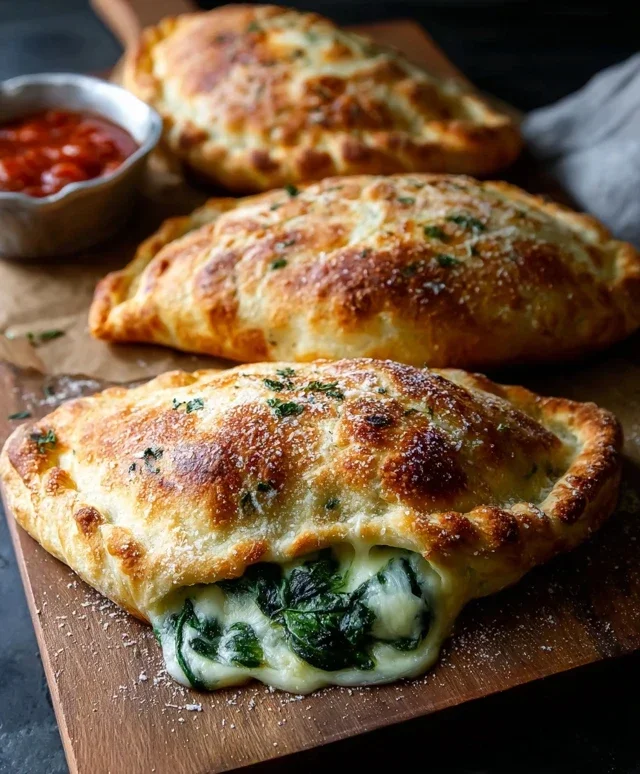 Ricotta Spinach Calzones