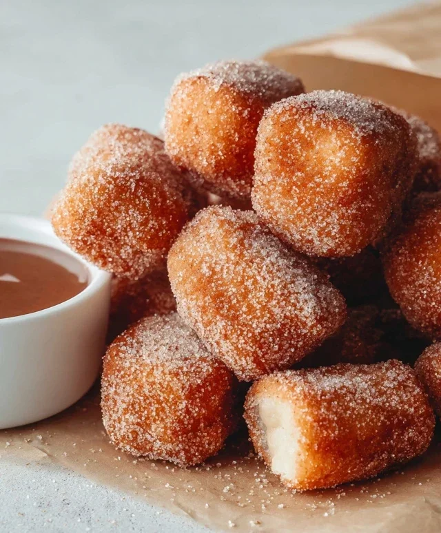 Sweet Air Fryer Churro Bites Recipe