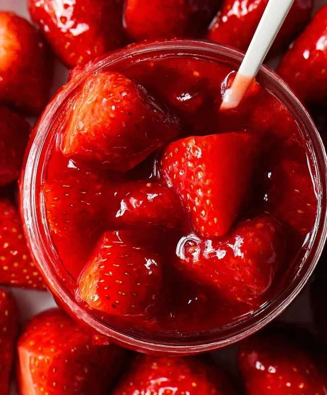 Fresh Strawberry Sauce (Strawberry Topping)