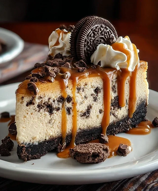 Oreo & Caramel Cheesecake