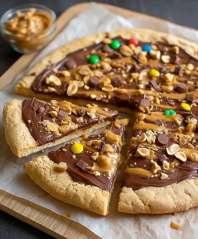 Chocolate Peanut Butter Pizza