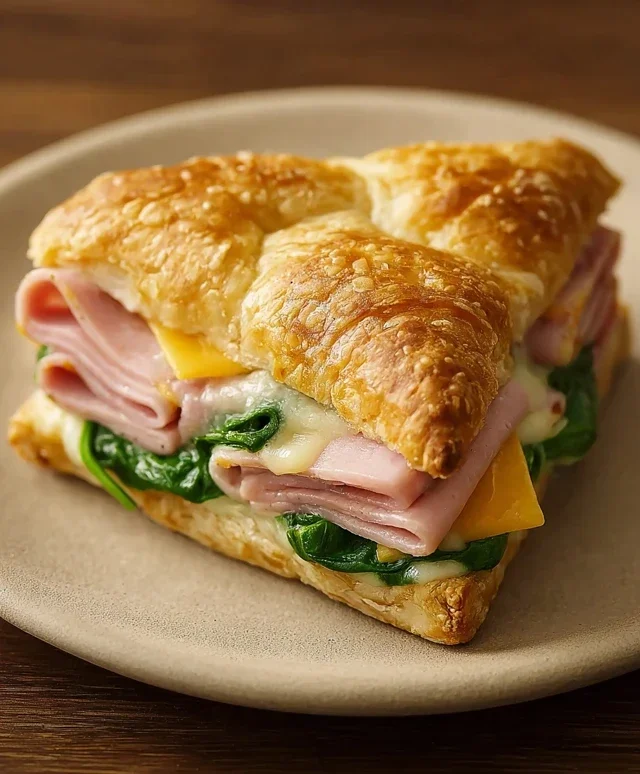 Beef Beef Ham and Cheese with Spinach