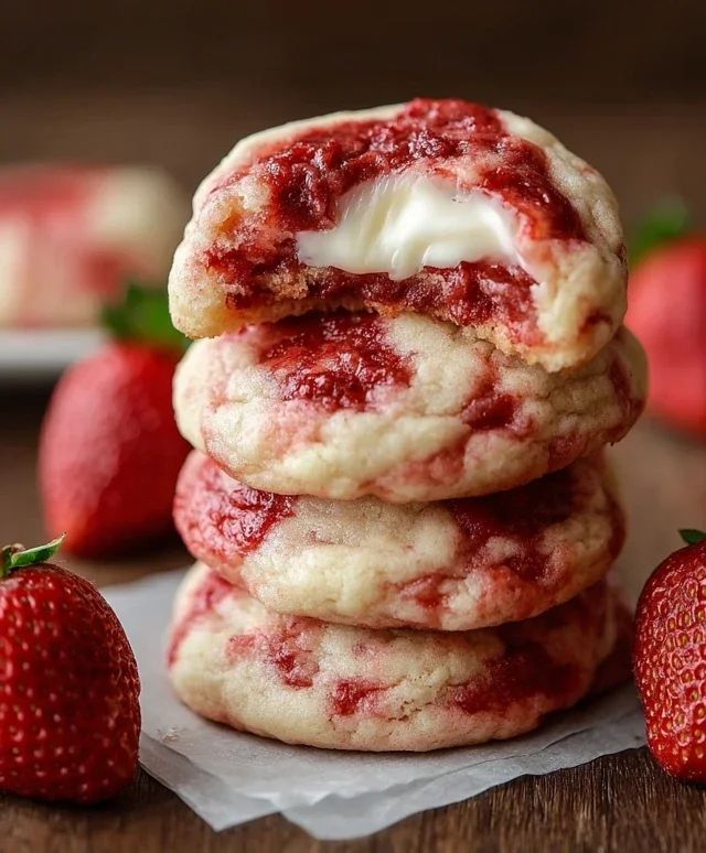 Strawberry Cheesecake Cookie
