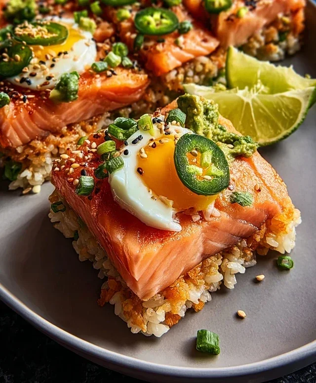 Salmon Crispy Rice