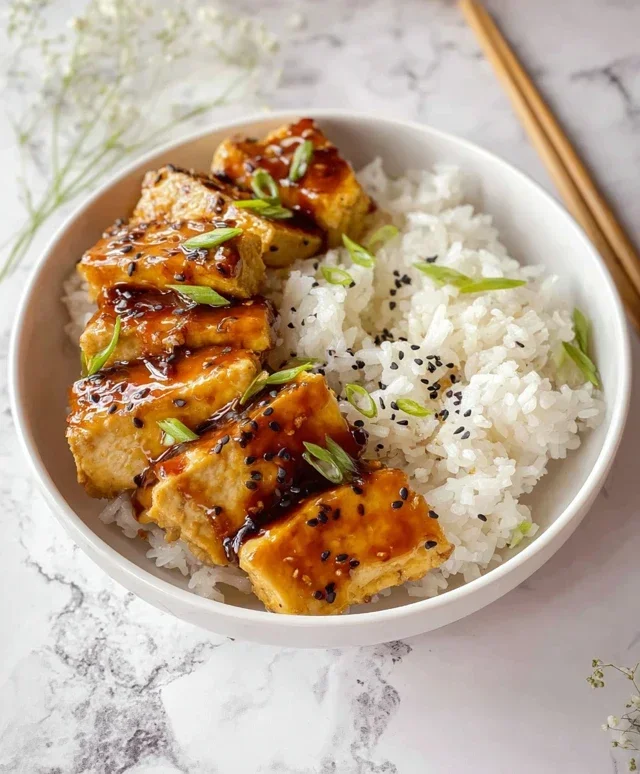 Honey Garlic Tofu