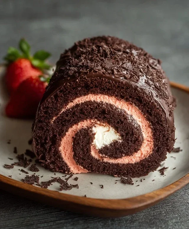 Easy Chocolate Swiss Roll