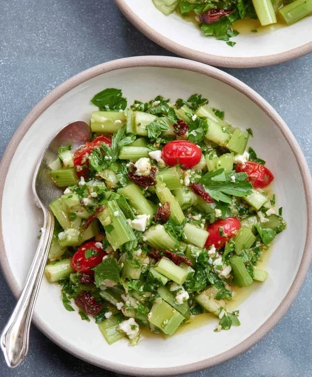 Mediterranean Celery Salad