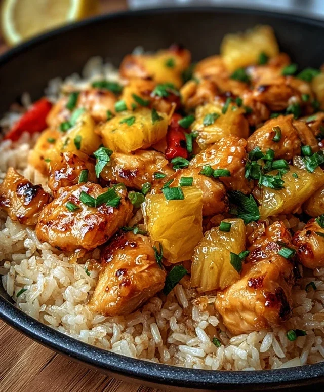 Pineapple Chicken and Rice