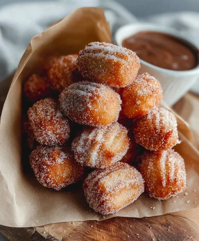 Sweet Air Fryer Churro Bites Recipe