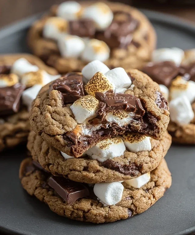 Hershey's Chocolate S'mores Cookies