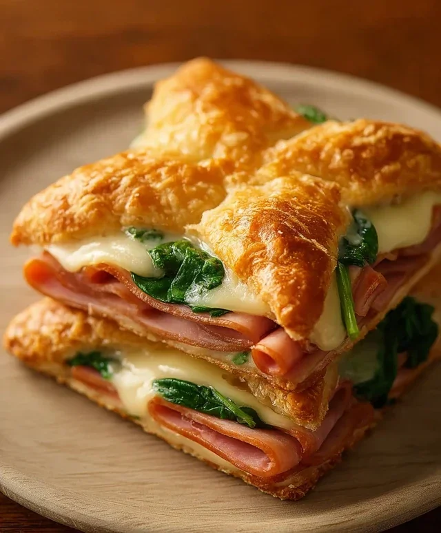 Beef Beef Ham and Cheese with Spinach