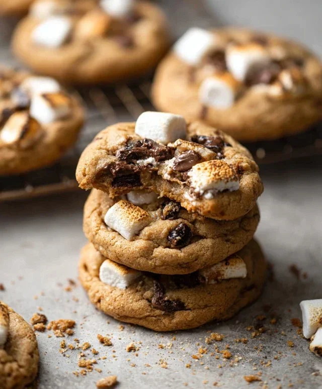 S'mores Cookies and Cream Cookies