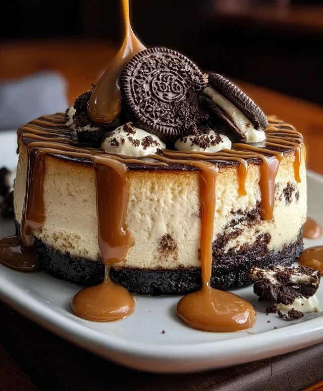 Oreo & Caramel Cheesecake
