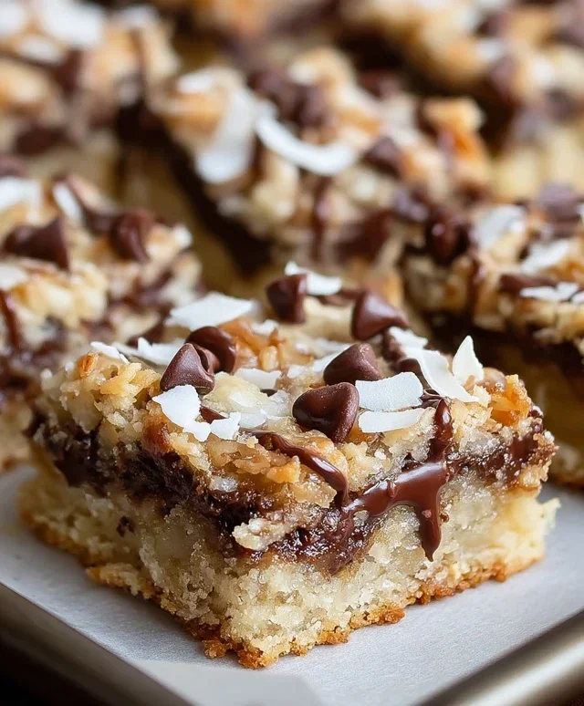 Almond Joy Cookie Bars