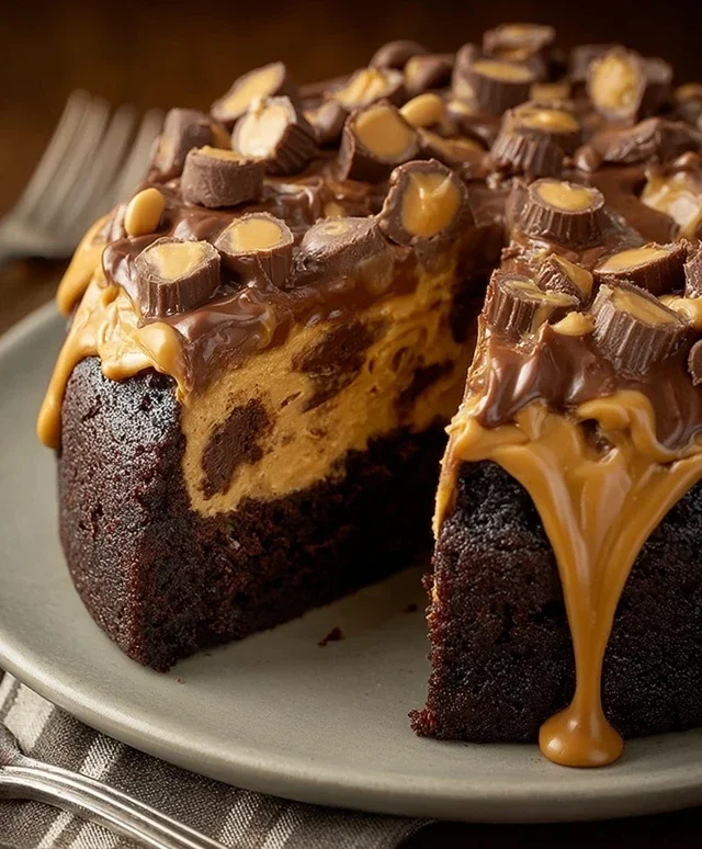 Chocolate Peanut Butter Cake