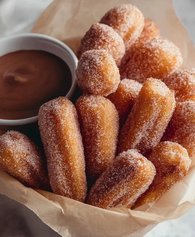 Sweet Air Fryer Churro Bites Recipe