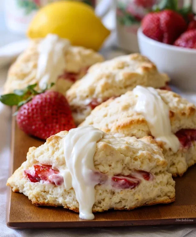 Strawberry Scones