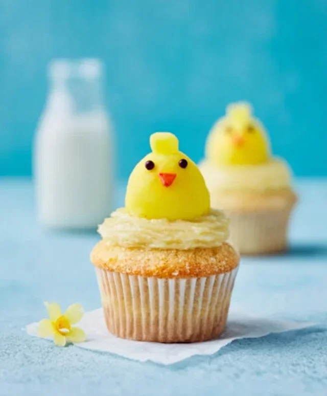 Easter Chick Cupcakes