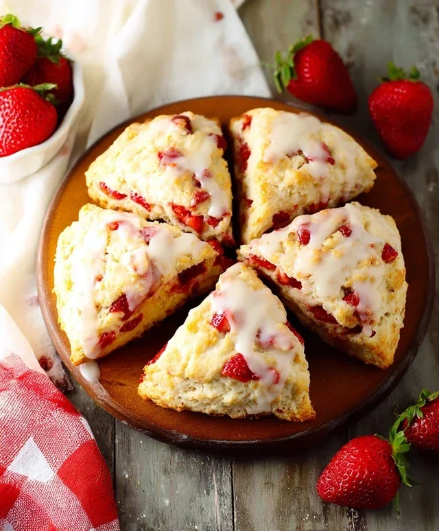 Strawberry Scones