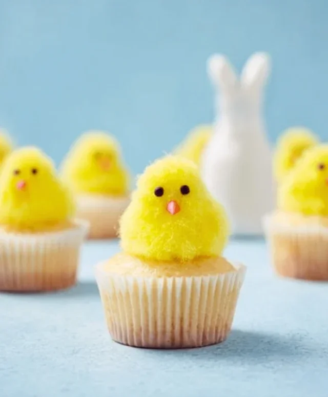 Easter Chick Cupcakes