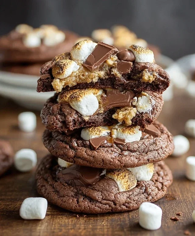 Hershey's Chocolate S'mores Cookies