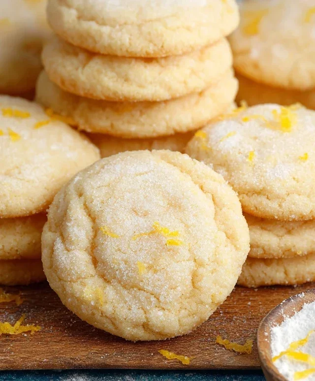 Soft & Chewy Lemon Cookies