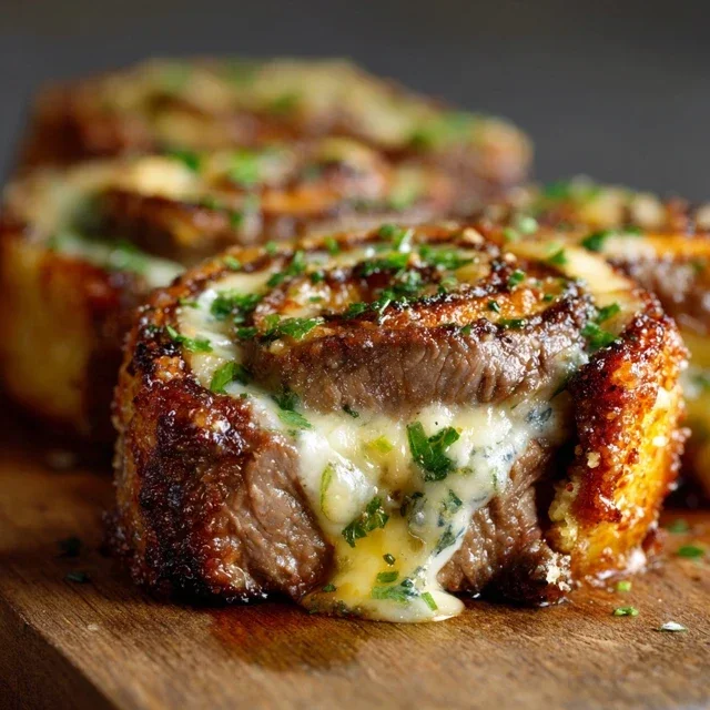 Cheesy Steak Pinwheels