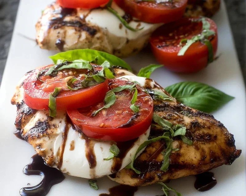 Grilled Chicken Caprese