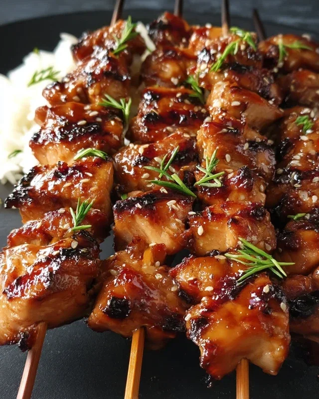 Teriyaki Chicken Skewers