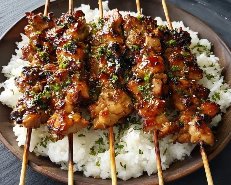 Teriyaki Chicken Skewers