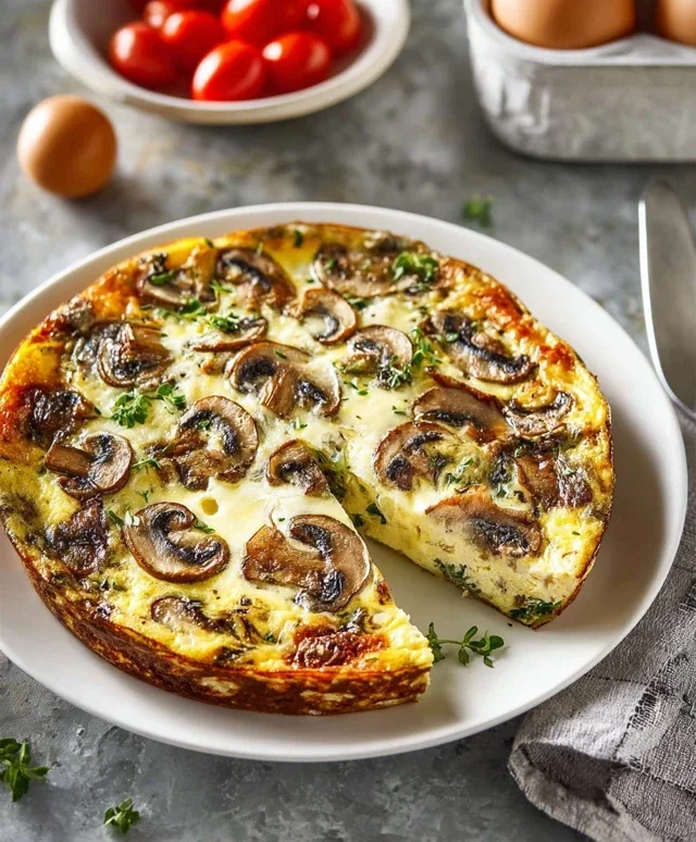 Mushroom Frittata