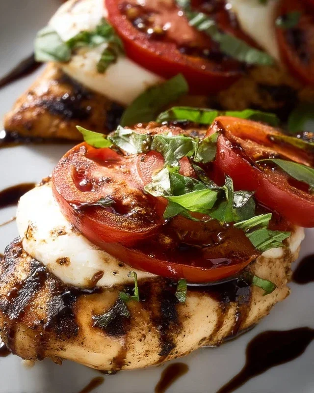 Grilled Chicken Caprese
