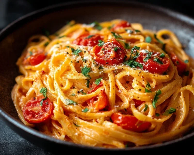 Easy One Pot Creamy Tomato Pasta