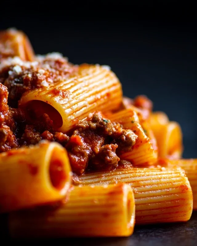 Beef Pasta in Tomato Sauce {Beef Ragu Pasta}
