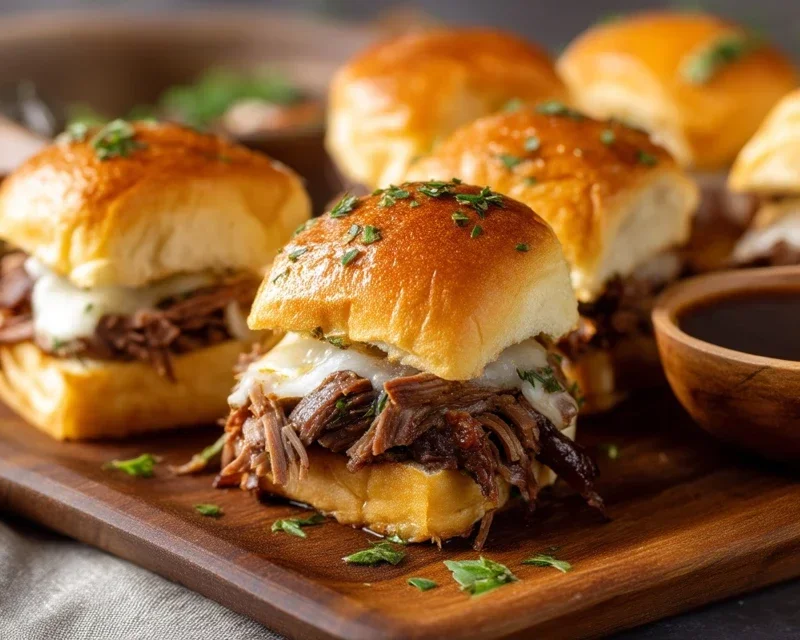 Easy French Dip Sliders Recipe