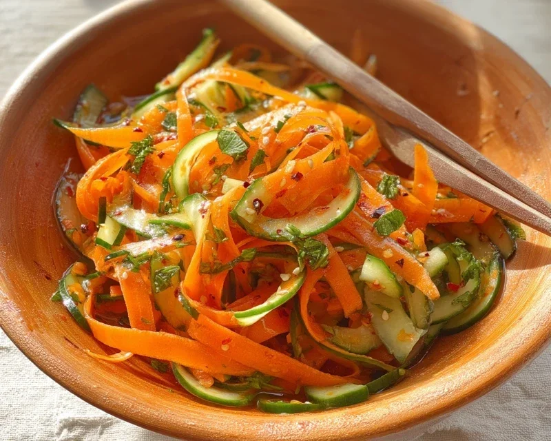 Cucumber Carrot Salad
