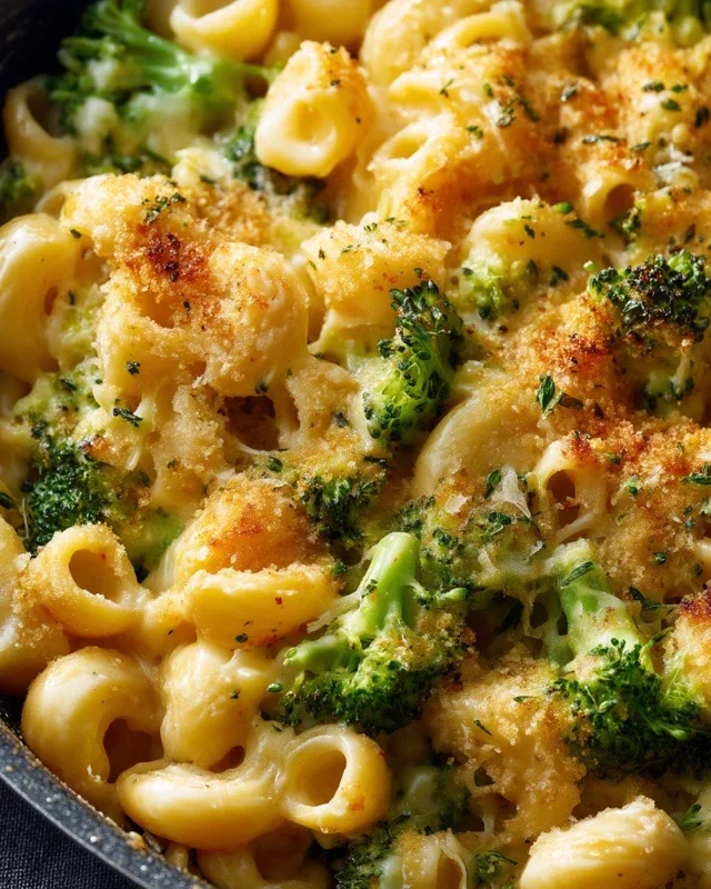 One Pot Healthy Broccoli Mac and Cheese