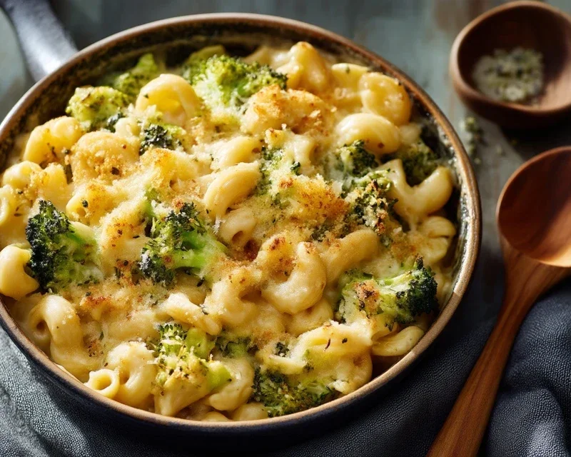 One Pot Healthy Broccoli Mac and Cheese