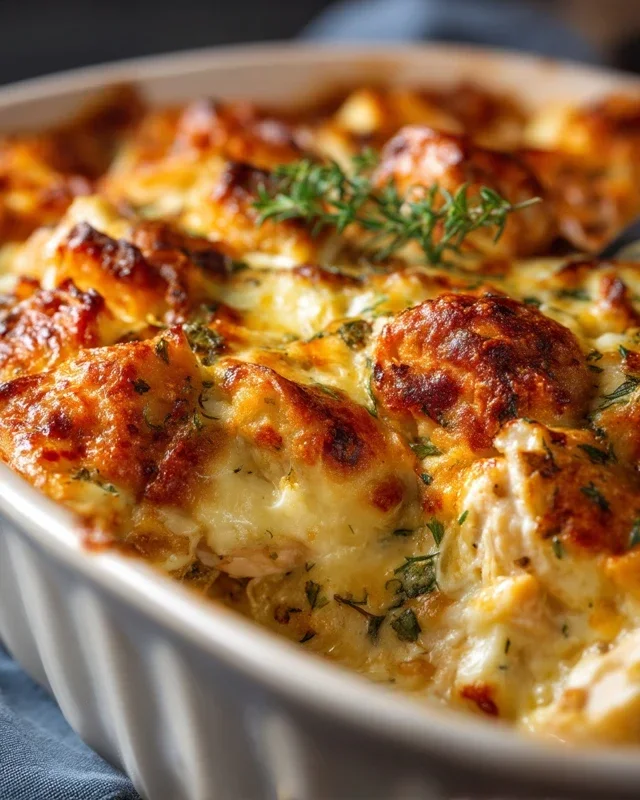 Easy Low Carb Chicken Casserole