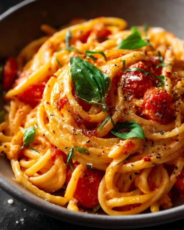 Easy One Pot Creamy Tomato Pasta