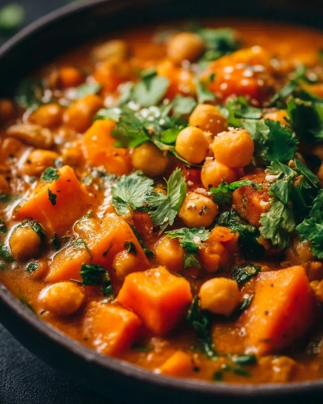 Sweet Potato and Chickpea Curry