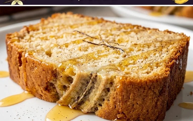 The BEST Honey Vanilla Banana Bread ~ Soft & Fluffy, Easy Recipe